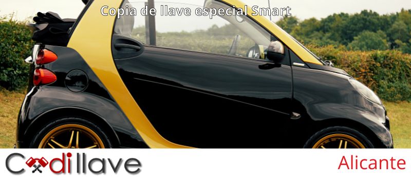 Copias de llaves de Smart en Alicante