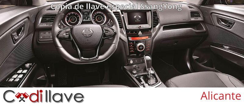 Copias de llaves de SsangYong en Alicante